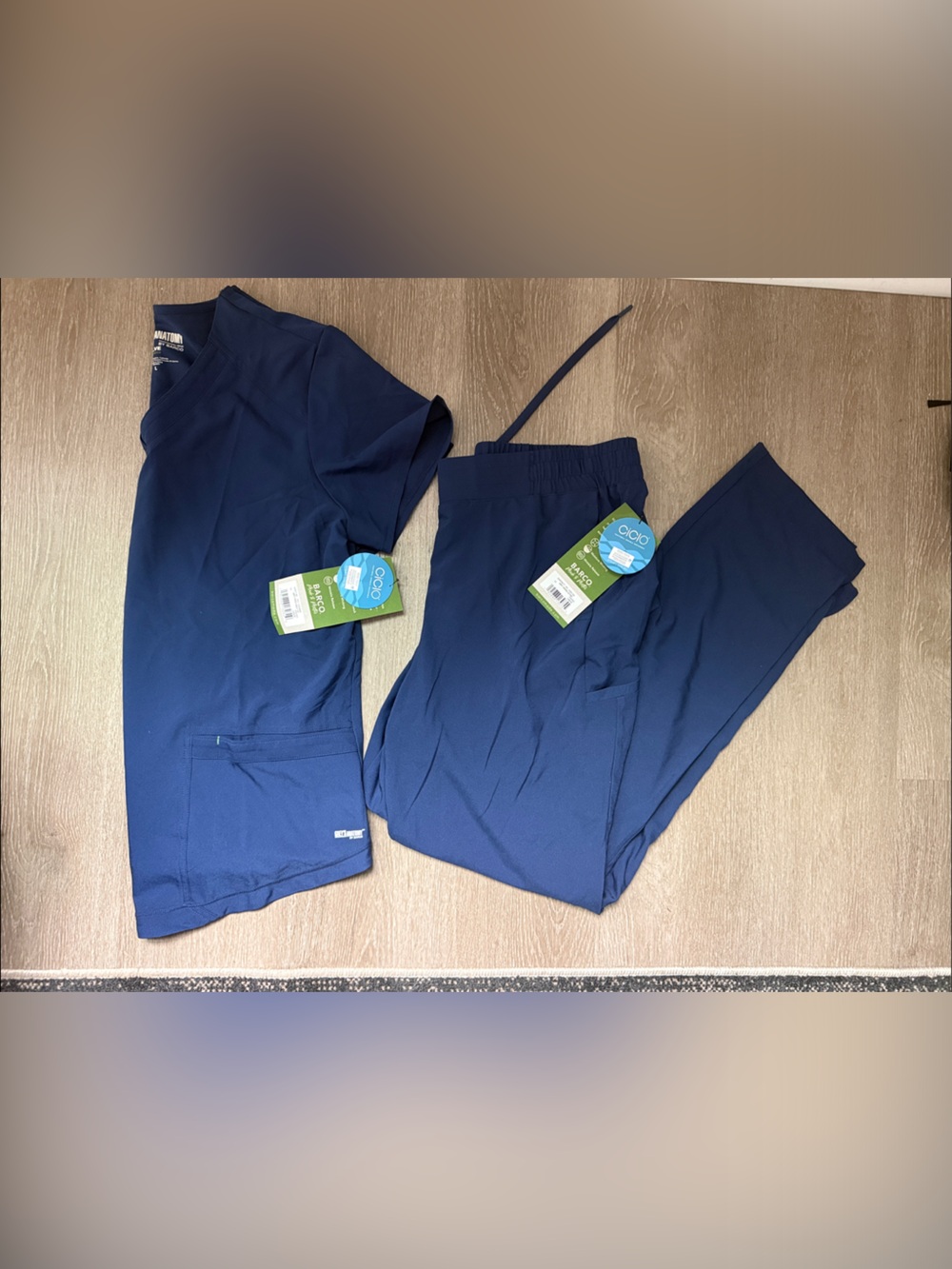 Grey's Anatomy Navy Blue Women's Scrub Set